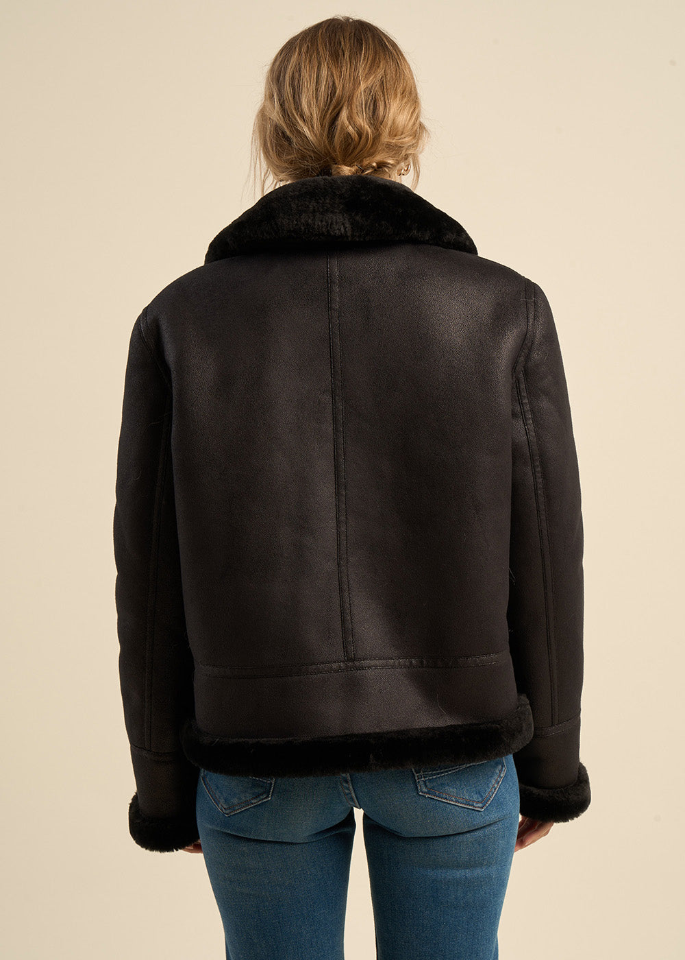 MALVINO Faux wool jacket - 3 - Sud Express - Sud Express