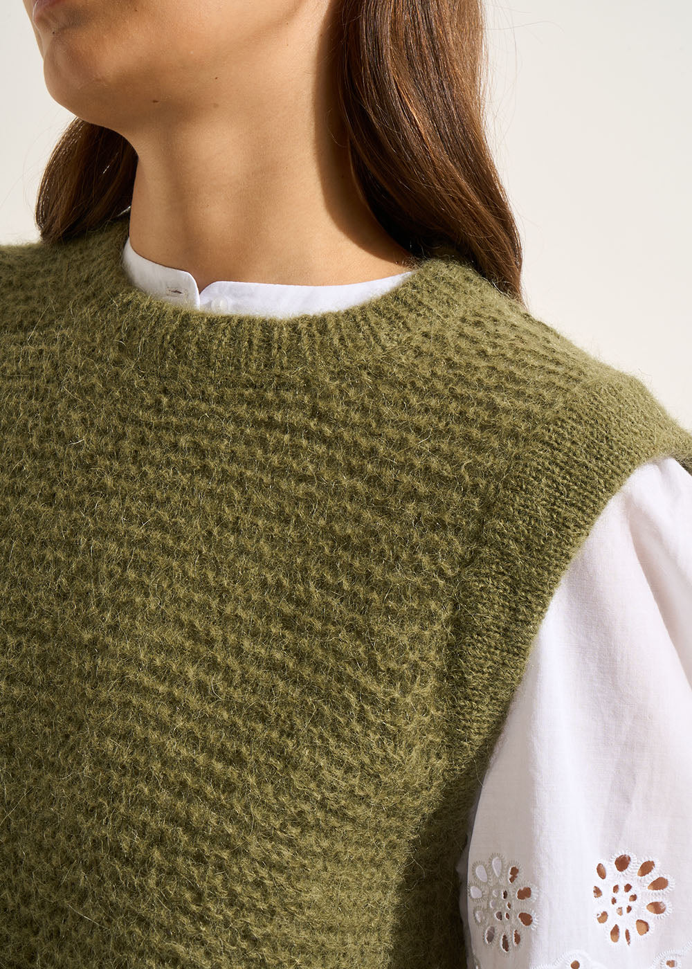 MOTANA Short-sleeved round-neck sweater - 2 - Sud Express - Sud Express