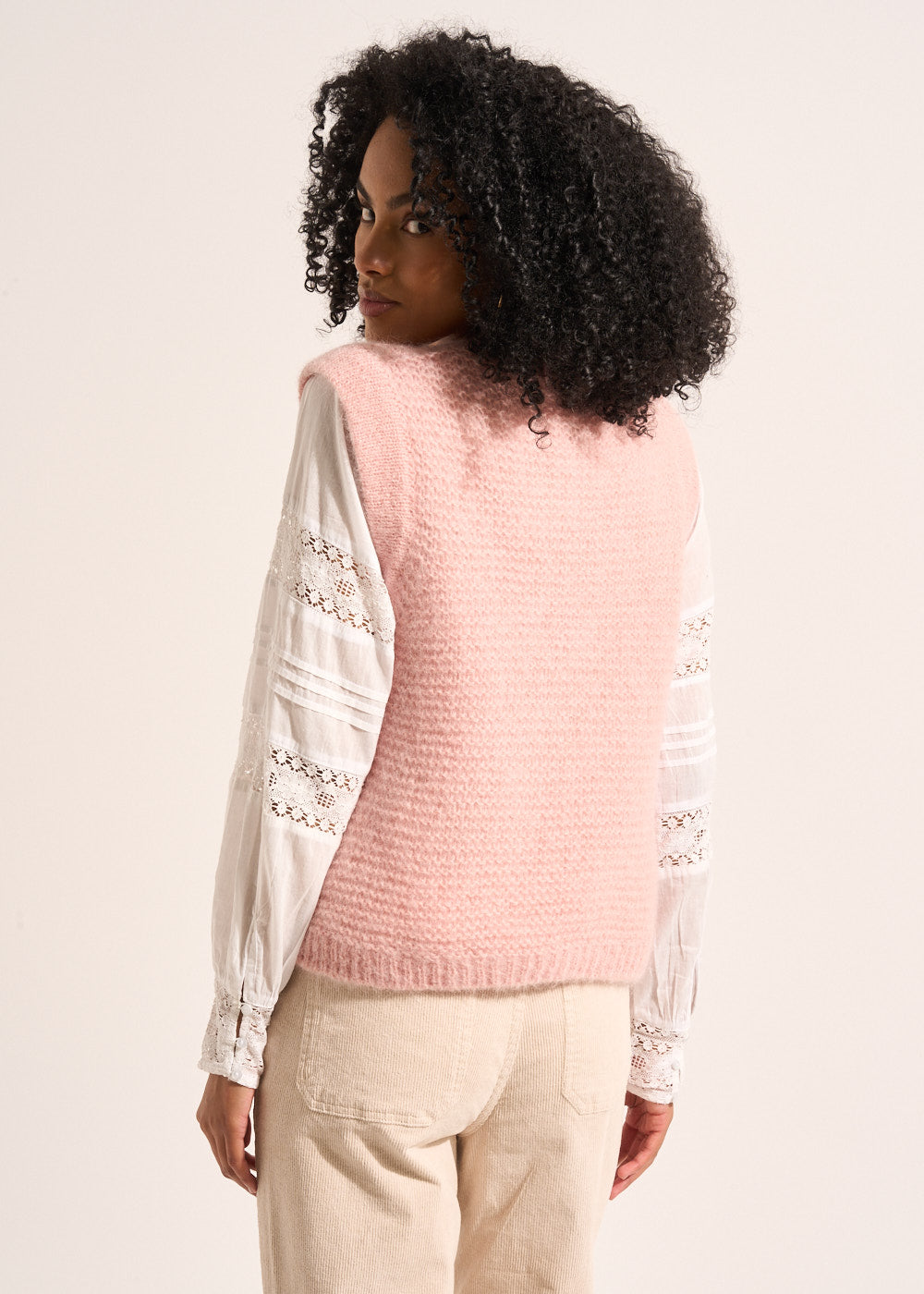 MOTANA Short-sleeved round-neck sweater - 3 - Sud Express - Sud Express