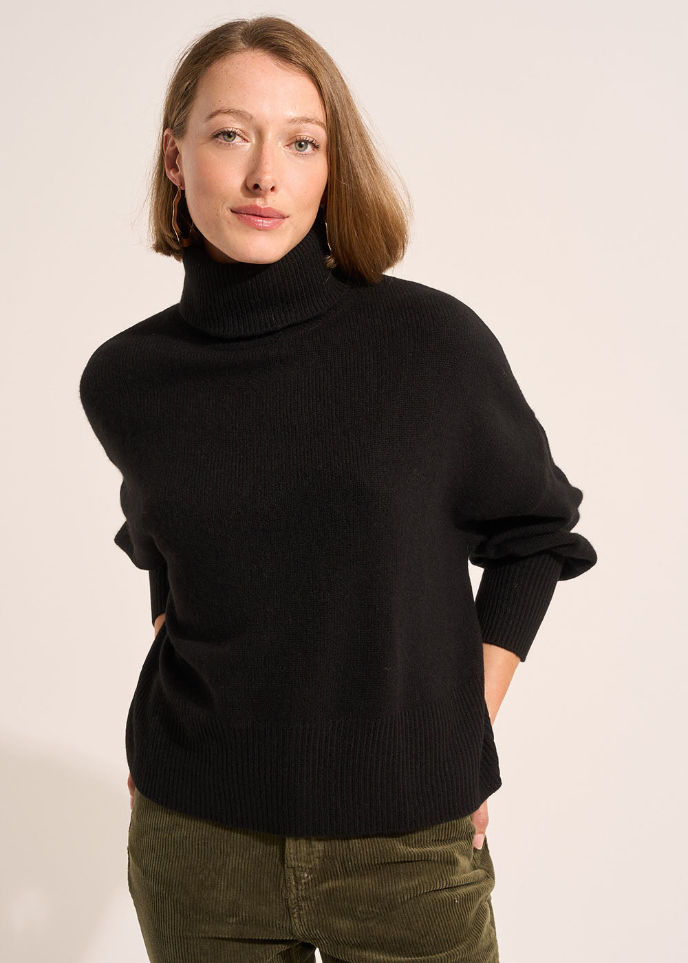 MONPRANO Cashmere turtleneck sweater - 1 - Sud Express - Sud Express