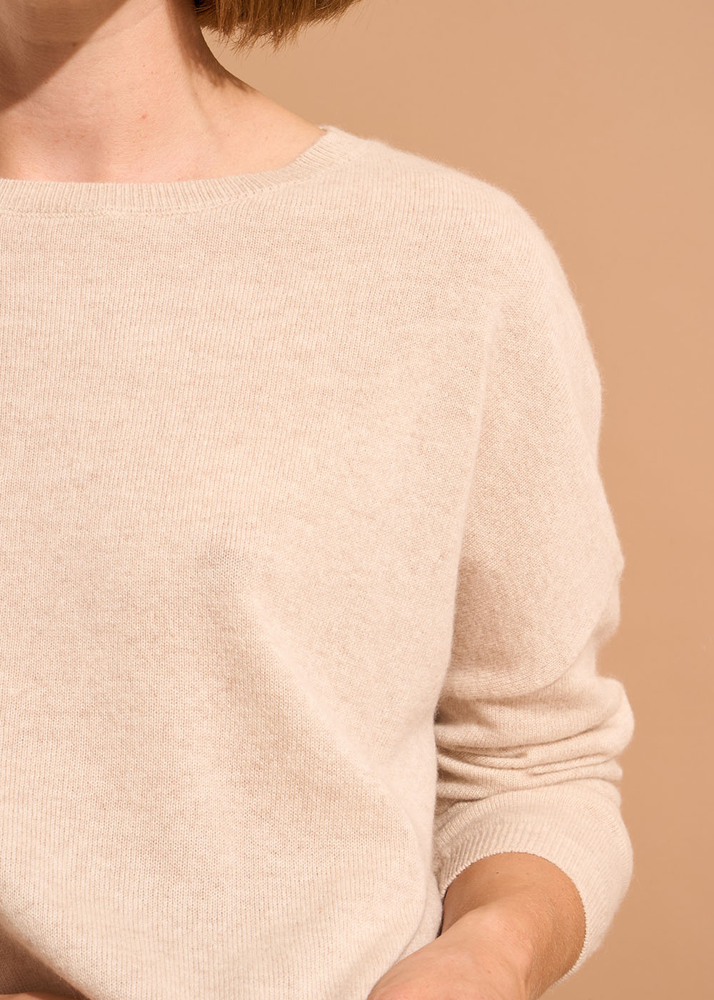 MONA 100% cashmere boat-neck jumper - 2 - Sud Express - Sud Express