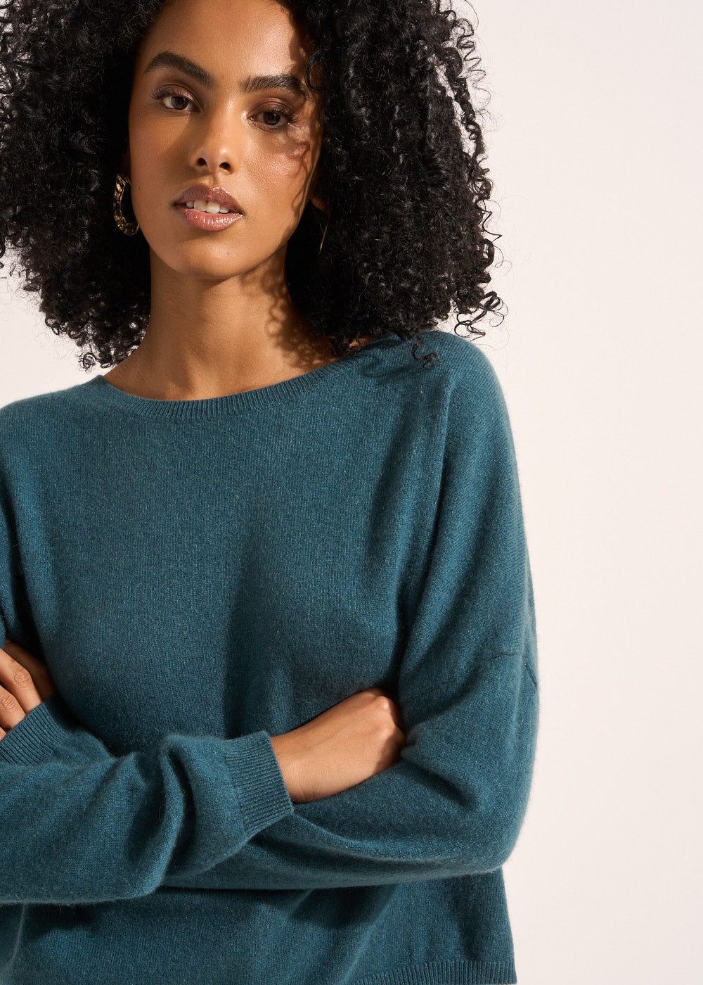 MONA 100% cashmere boat-neck jumper - 2 - Sud Express - Sud Express