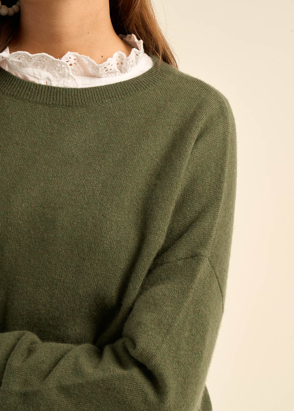 MONA 100% cashmere boat-neck jumper - 2 - Sud Express - Sud Express