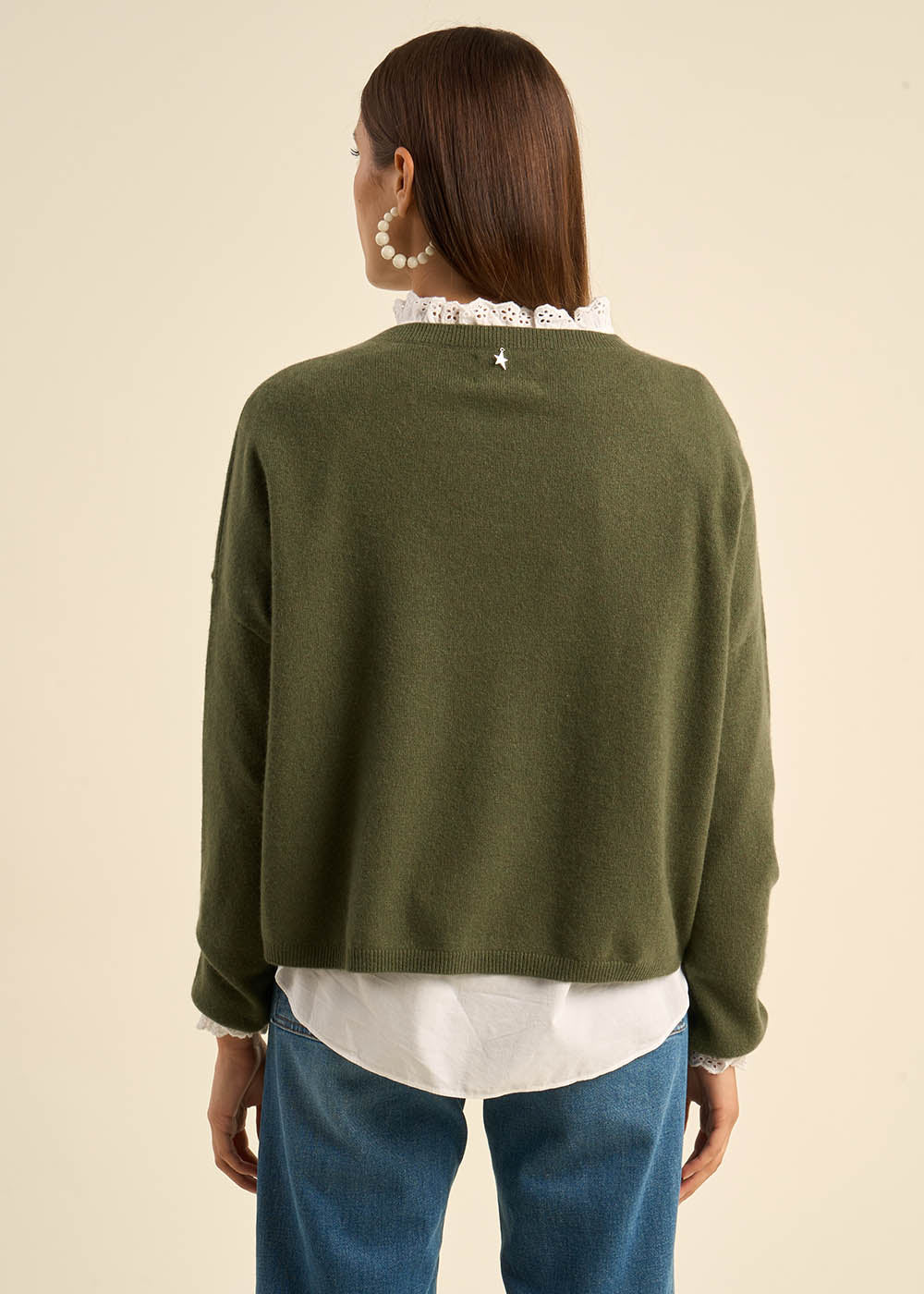 MONA 100% cashmere boat-neck jumper - 3 - Sud Express - Sud Express