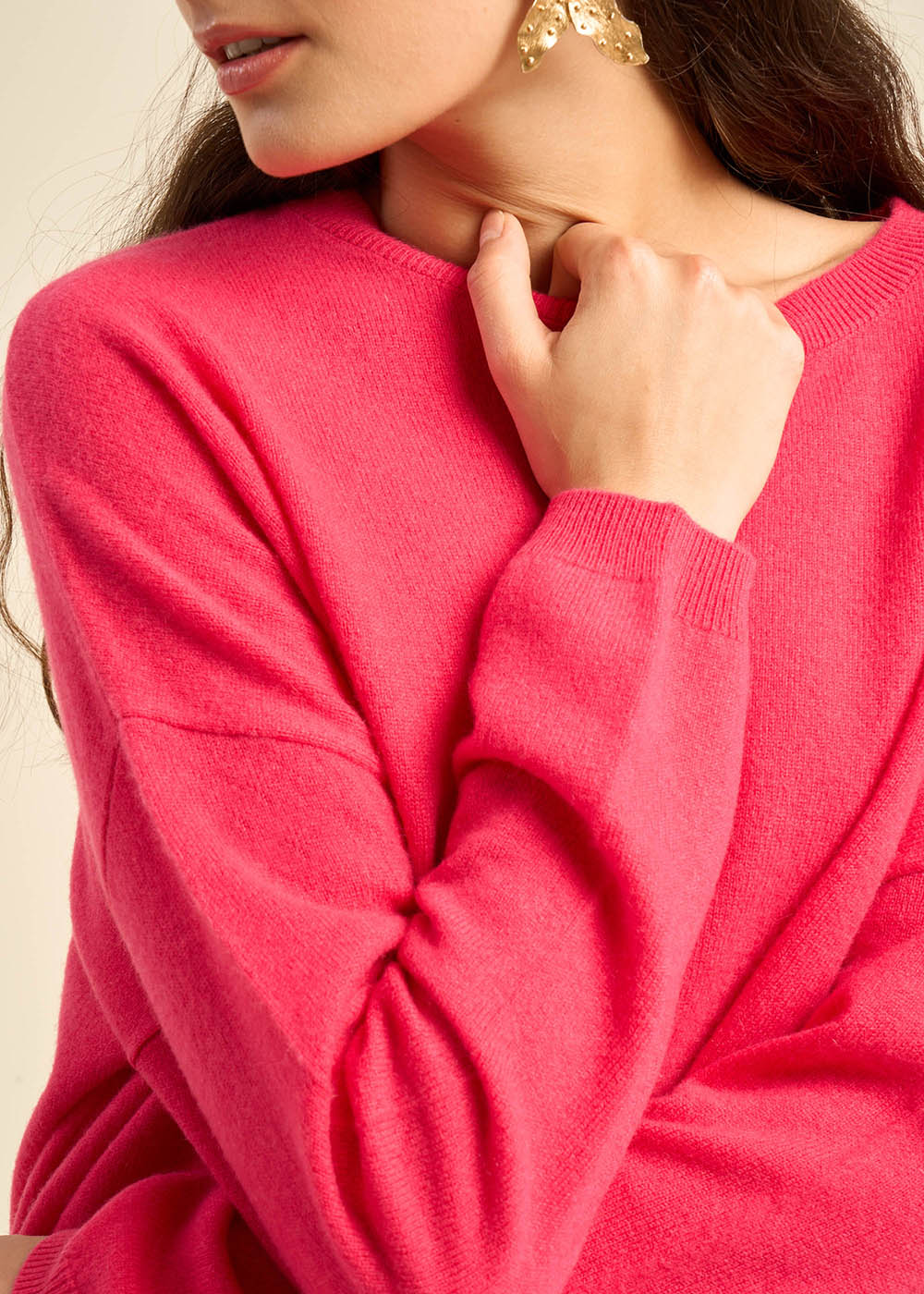 MONA 100% cashmere boat-neck jumper - 2 - Sud Express - Sud Express