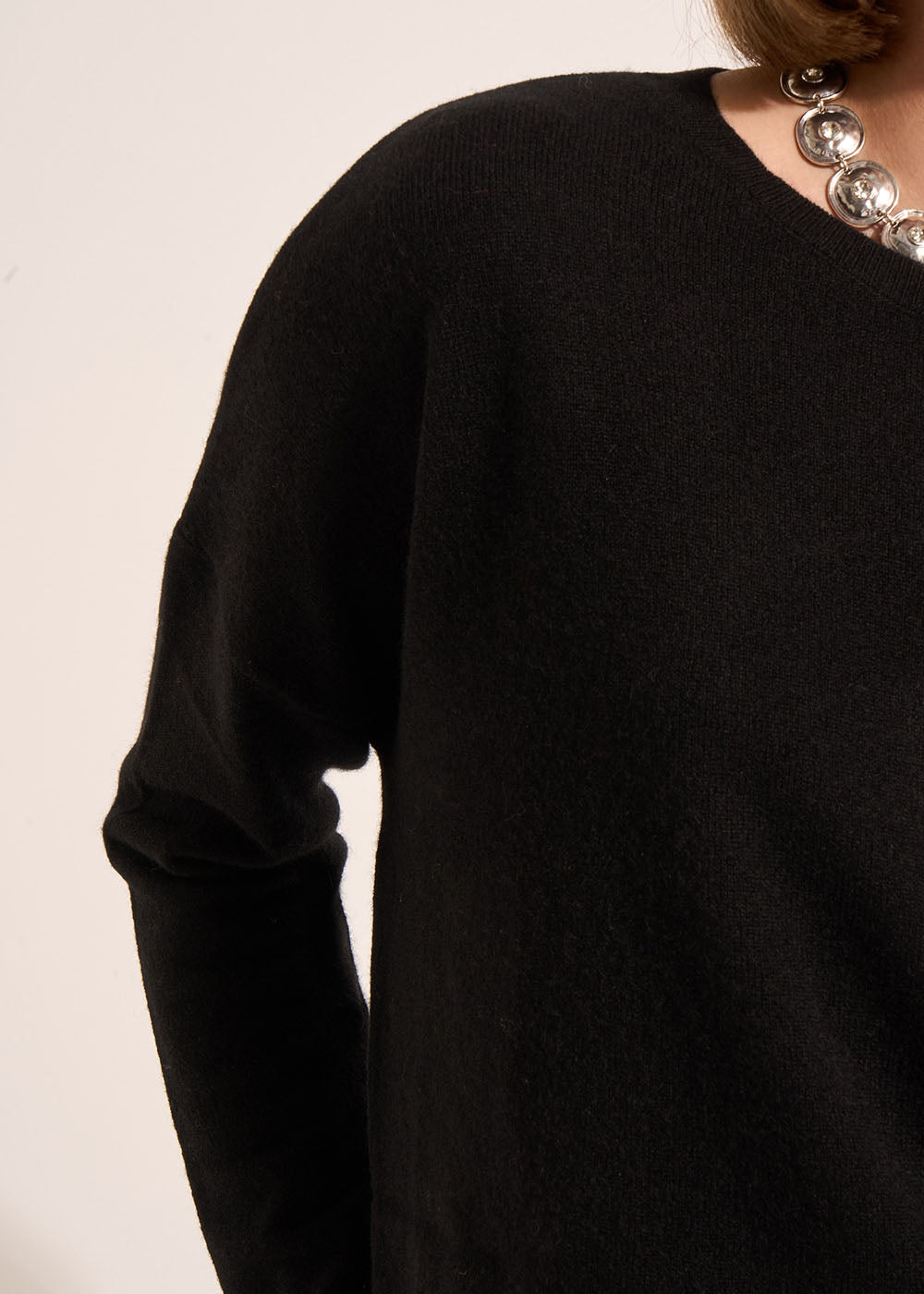 MONA 100% cashmere boat-neck jumper - 2 - Sud Express - Sud Express