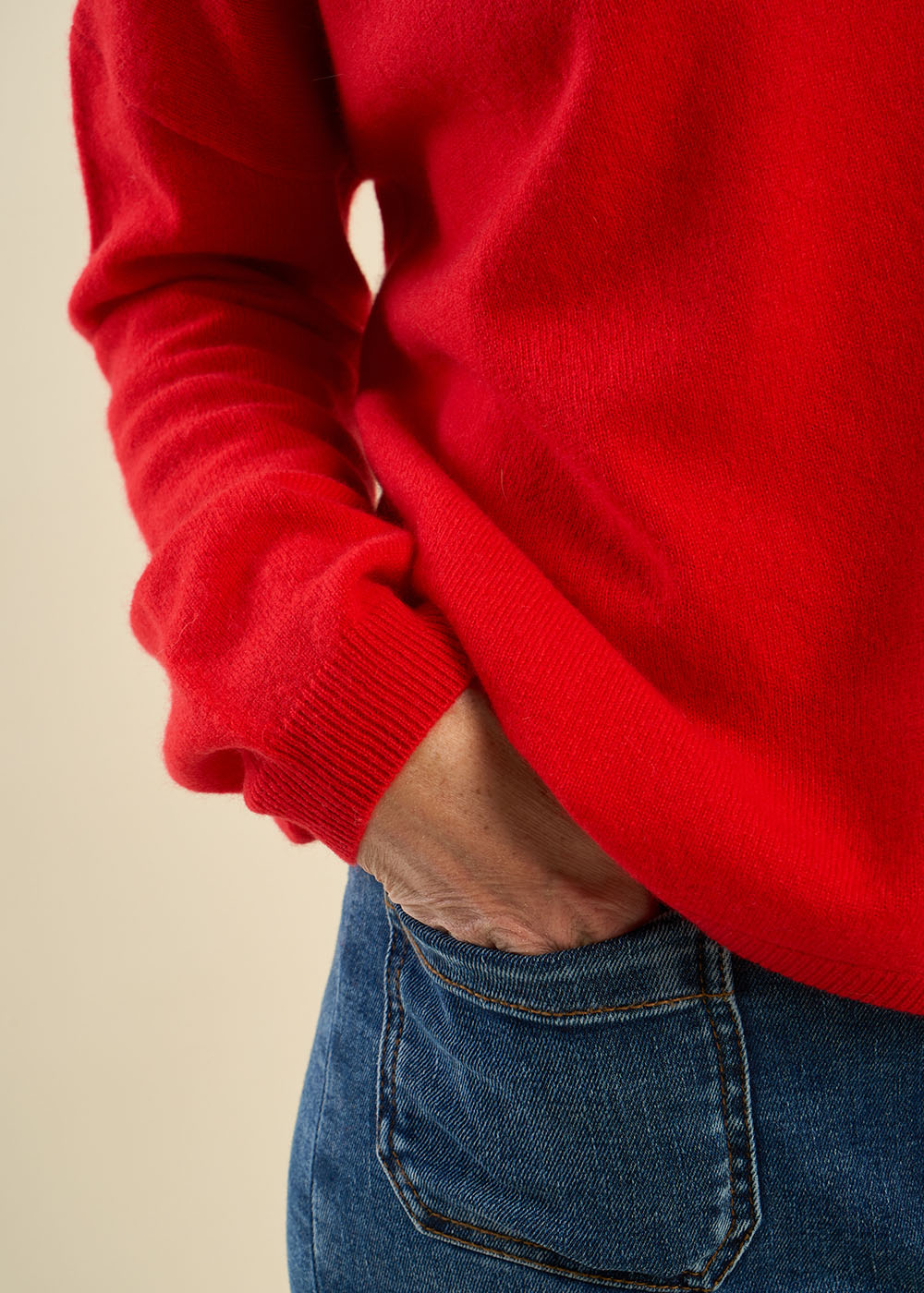 MONA 100% cashmere boat-neck jumper - 4 - Sud Express - Sud Express