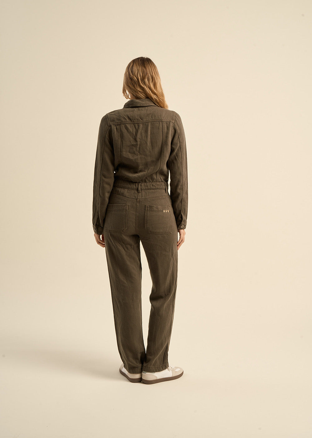 CLARISSE Long-sleeved trouser suit - 3 - Sud Express - Sud Express