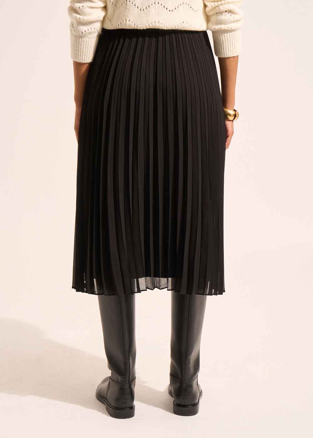 JASMA Long pleated skirt - 3 - Sud Express - Sud Express