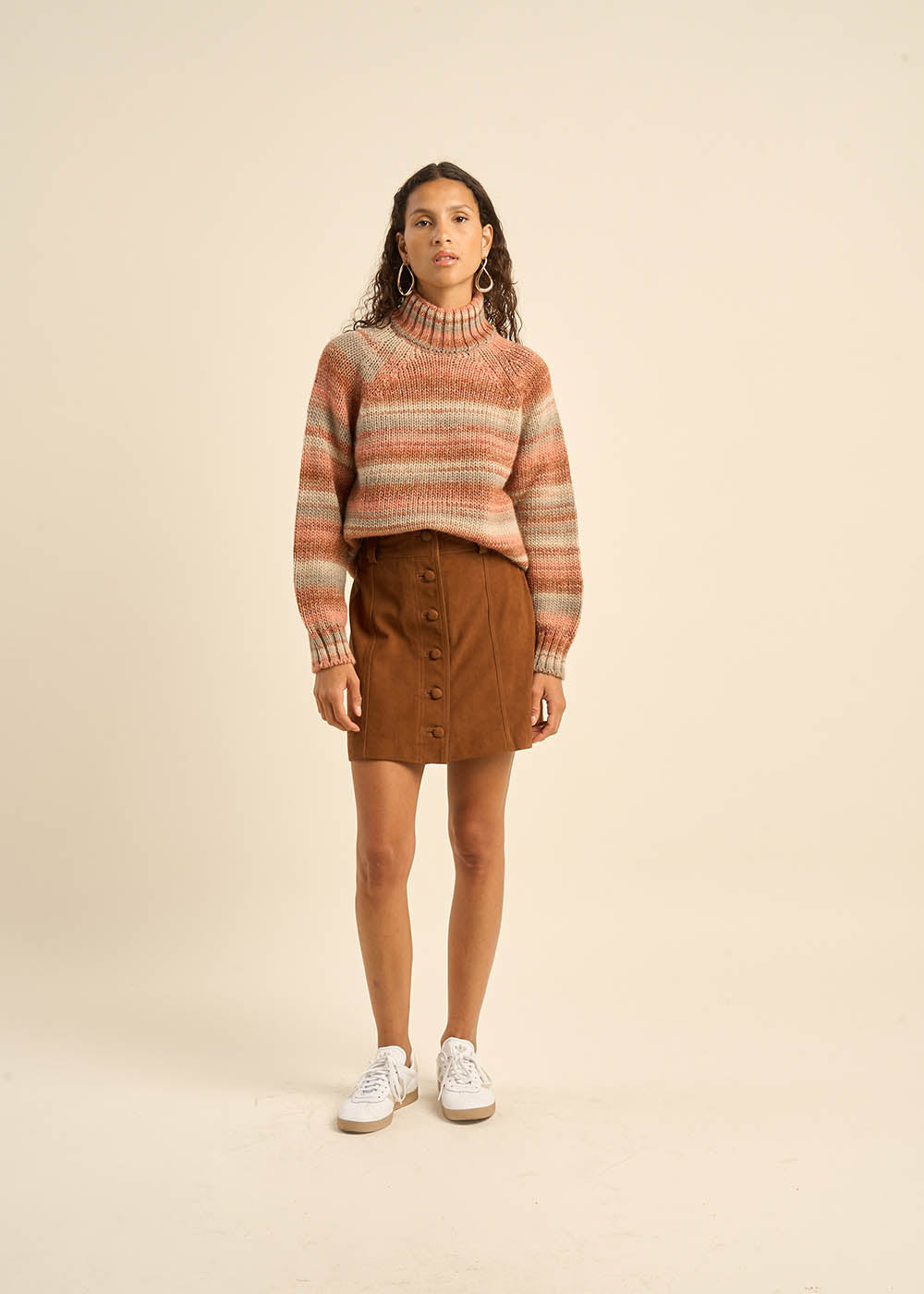 JASPERA Leather mini skirt - 1 - Sud Express - Sud Express