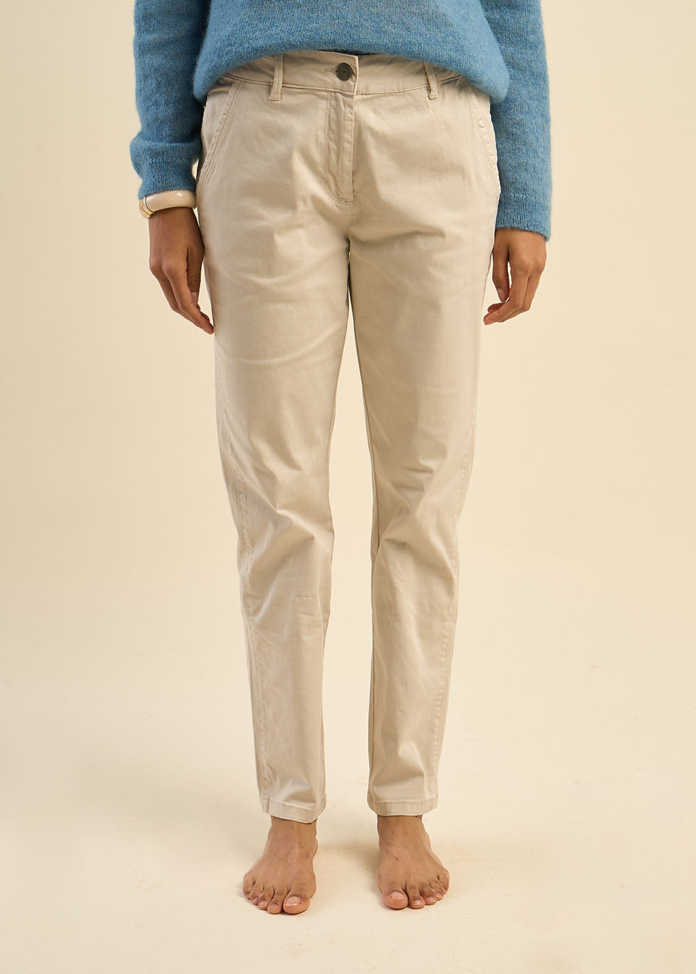 PAKUMI Low-rise chino trousers - 2 - Sud Express - Sud Express