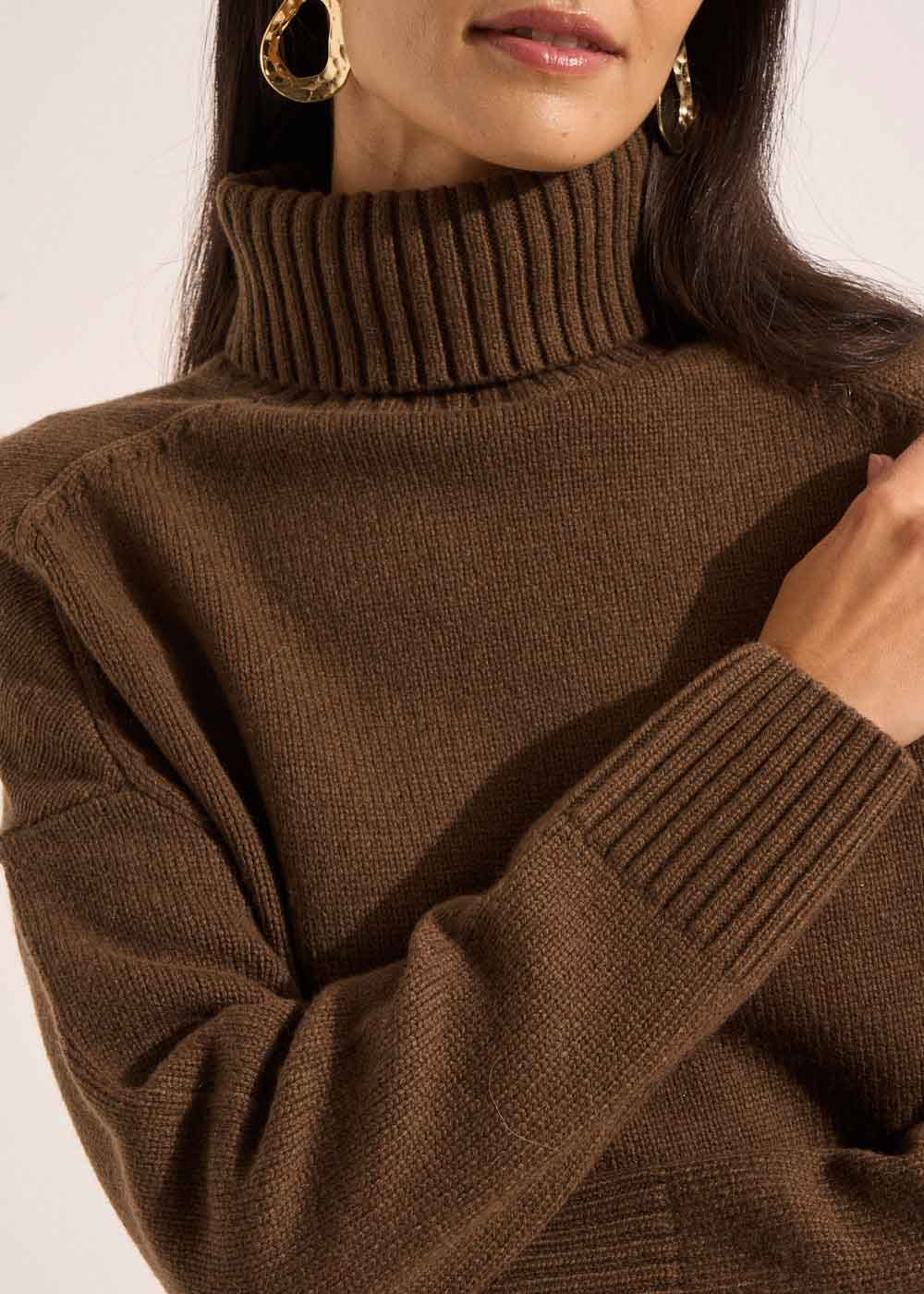 MAJOYA Wool turtleneck sweater - 2 - Sud Express - Sud Express