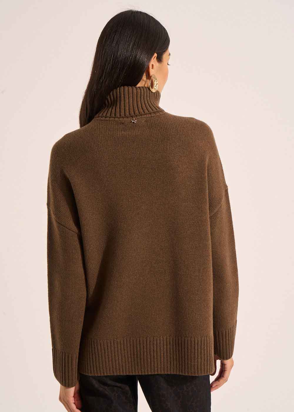 MAJOYA Wool turtleneck sweater - 3 - Sud Express - Sud Express