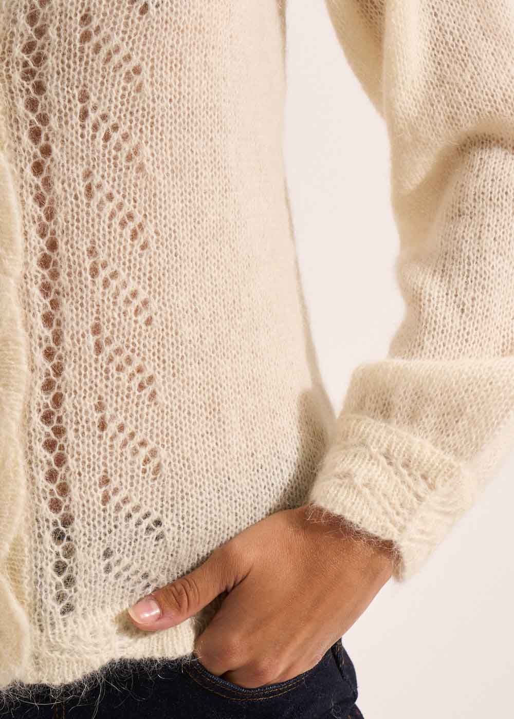 GARTIK Medium gauge knit cardigan - 4 - Sud Express - Sud Express