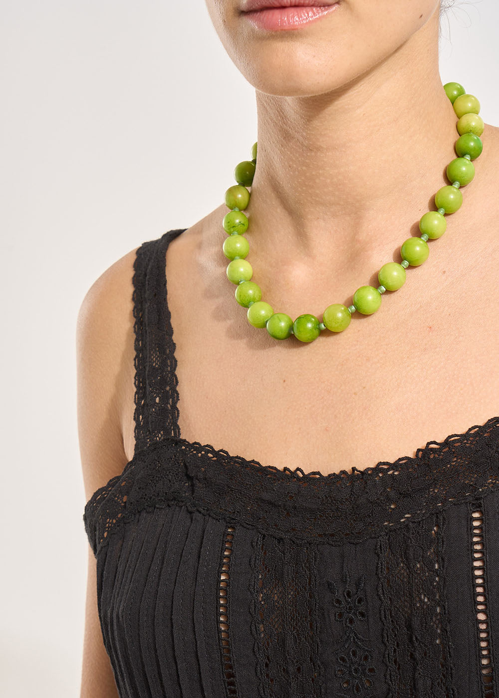 RAMINATA Long strappy embroided dress - 4 - Sud Express - Sud Express