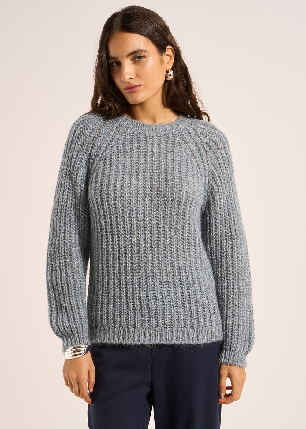 MARTINOU Thick wide-ribbed sweater - 1 - Sud Express - Sud Express