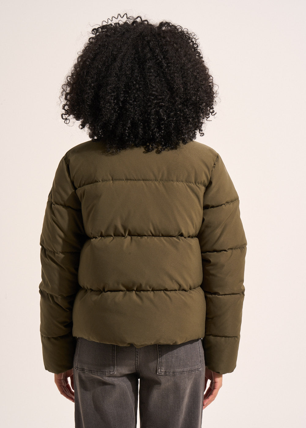 DASATY Short iridescent puffer jacket with a high collar - 3 - Sud Express - Sud Express