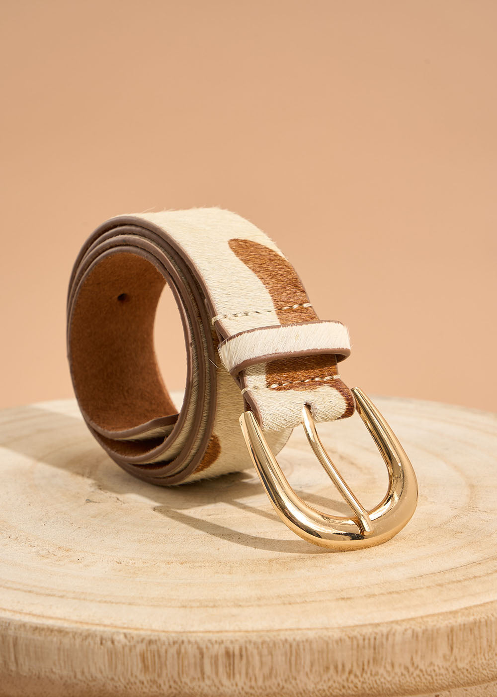 CLERY Cow print belt - 1 - Sud Express - Sud Express