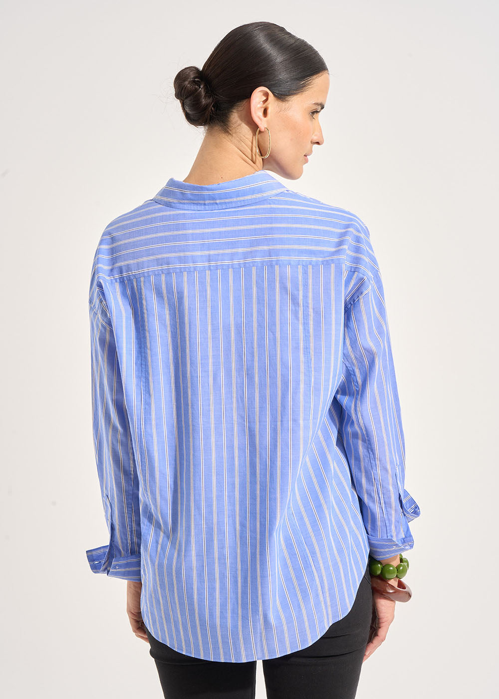 COZOULI Oversized long-sleeved cotton shirt - 3 - Sud Express - Sud Express
