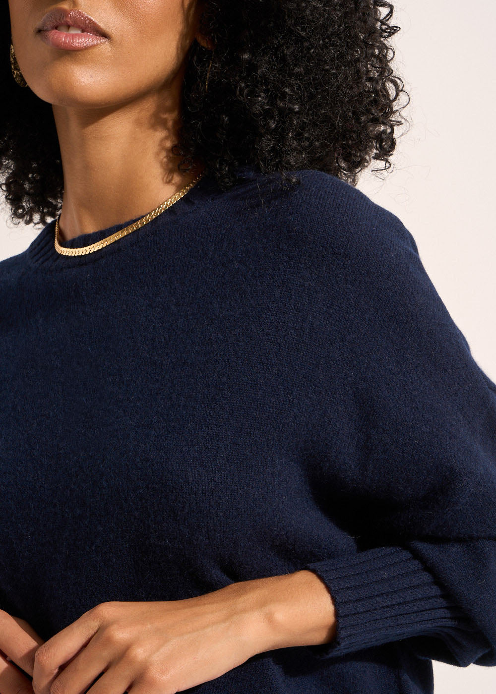 MONPAX Cashmere jumper, round neck, long sleeves - 2 - Sud Express - Sud Express