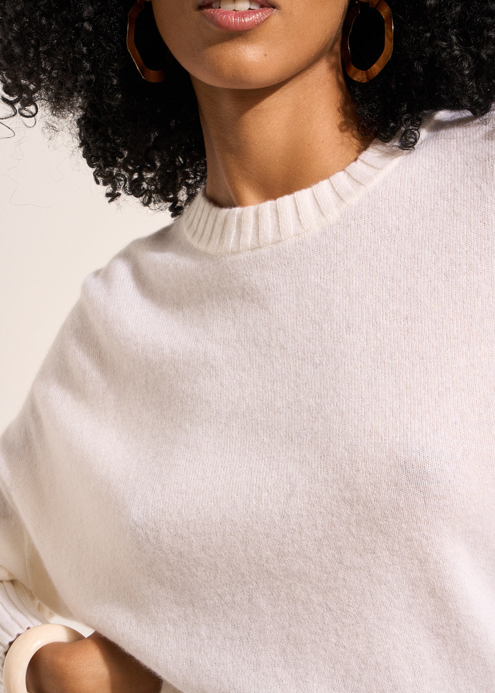 MONPAX Cashmere jumper, round neck, long sleeves - 4 - Sud Express - Sud Express