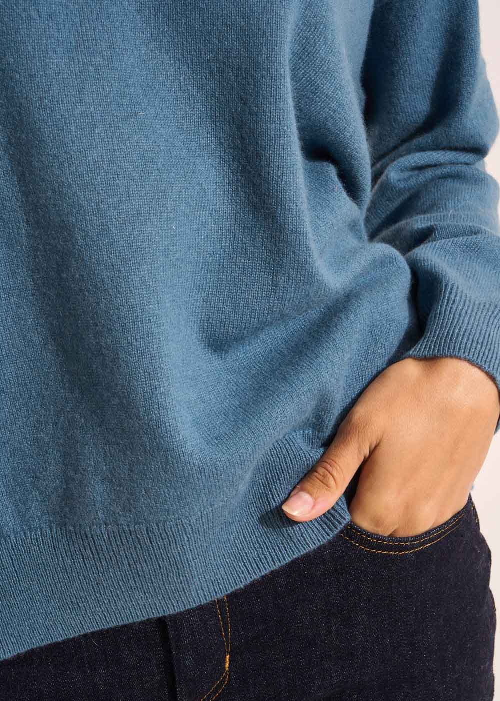 MAPOUPYNOU Long-sleeved cashmere V-neck jumper - 4 - Sud Express - Sud Express