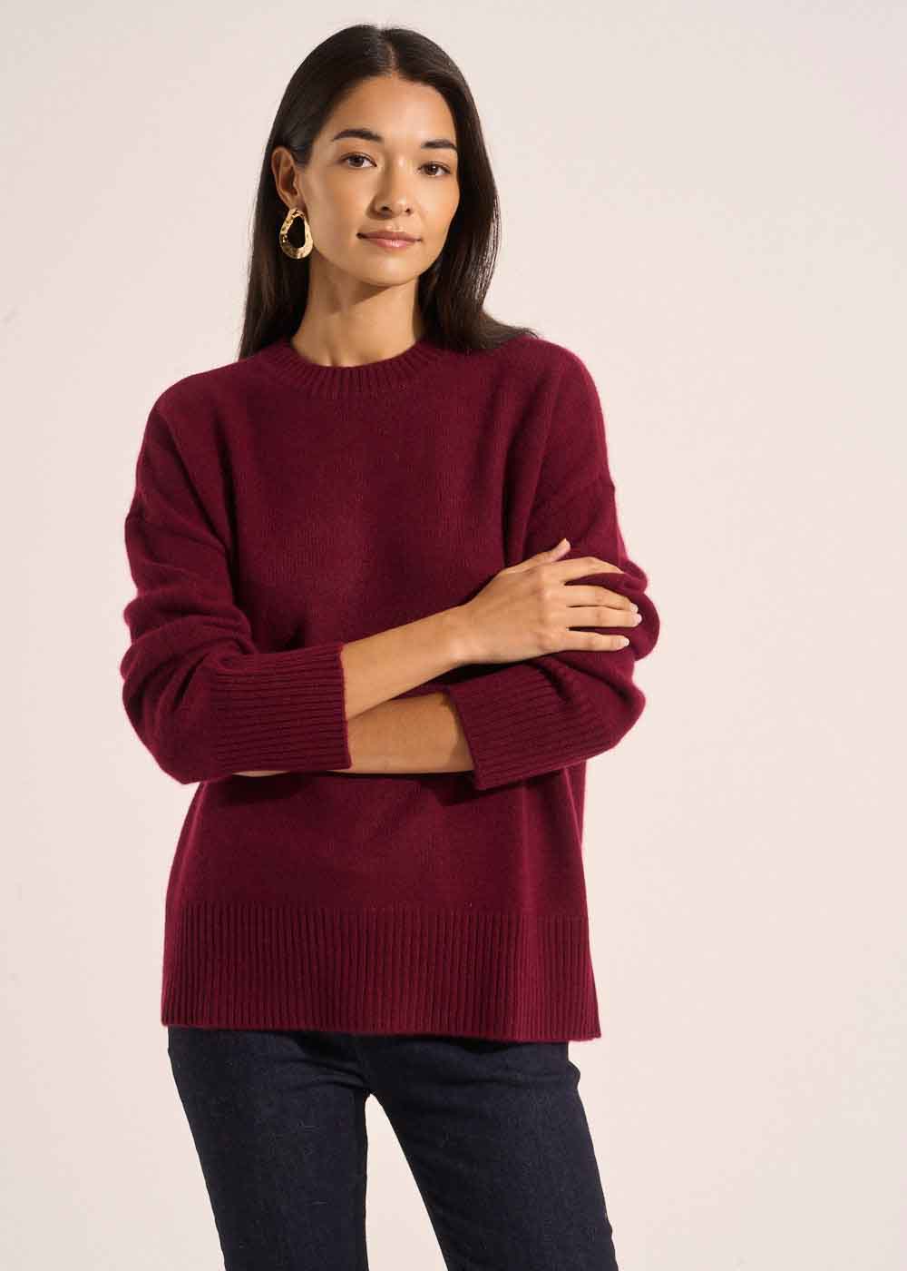 MARJONY Cashmere crew neck sweater - 4 - Sud Express - Sud Express