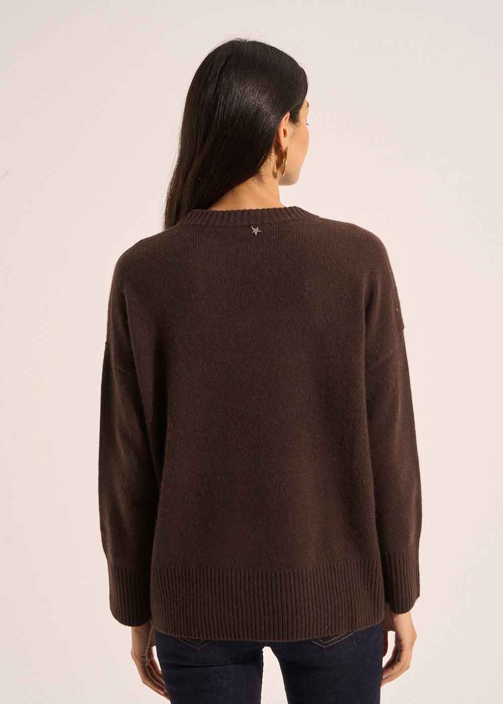 MARJONY Cashmere crew neck sweater - 3 - Sud Express - Sud Express