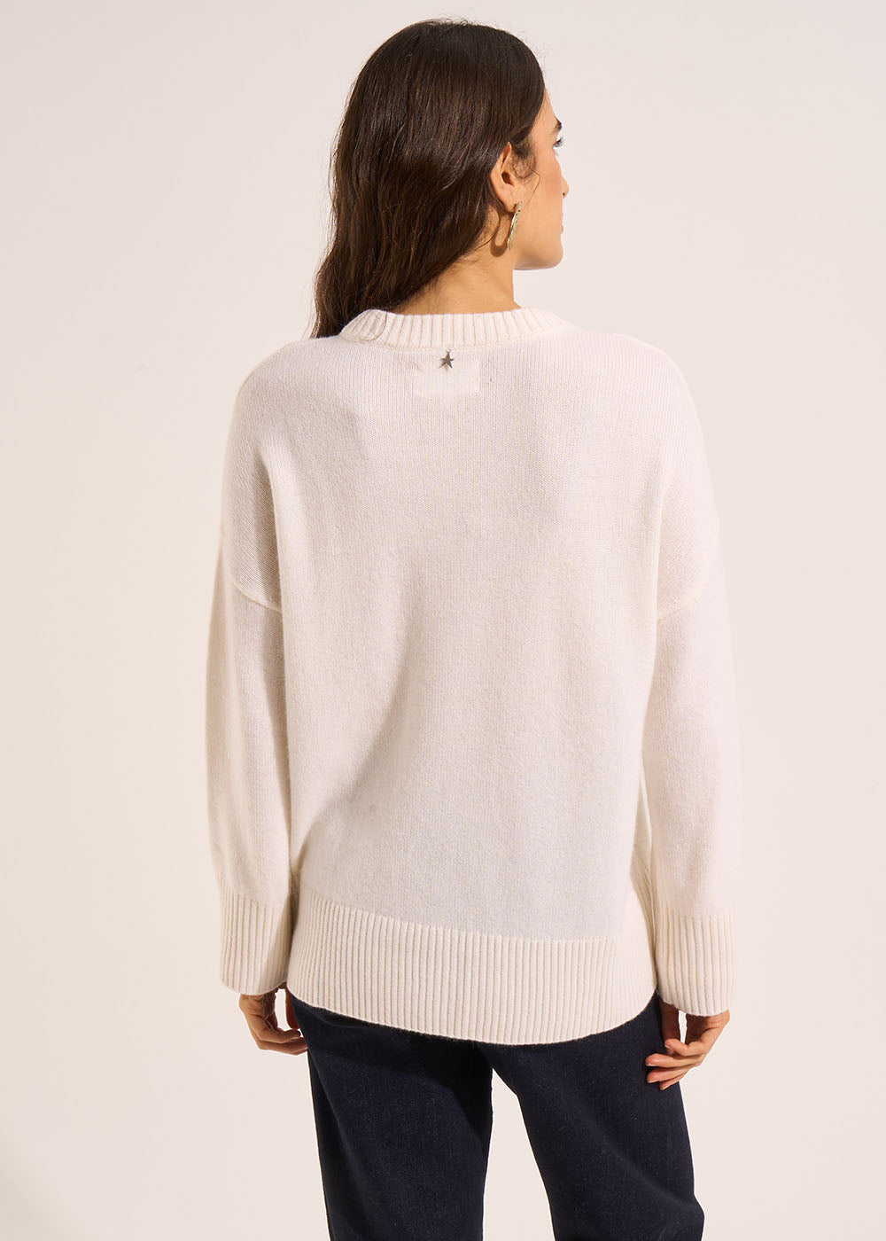 MARJONY Cashmere crew neck sweater - 3 - Sud Express - Sud Express