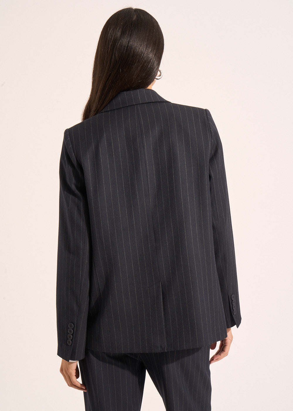 VALERIANE Striped tailored jacket - 3 - Sud Express - Sud Express