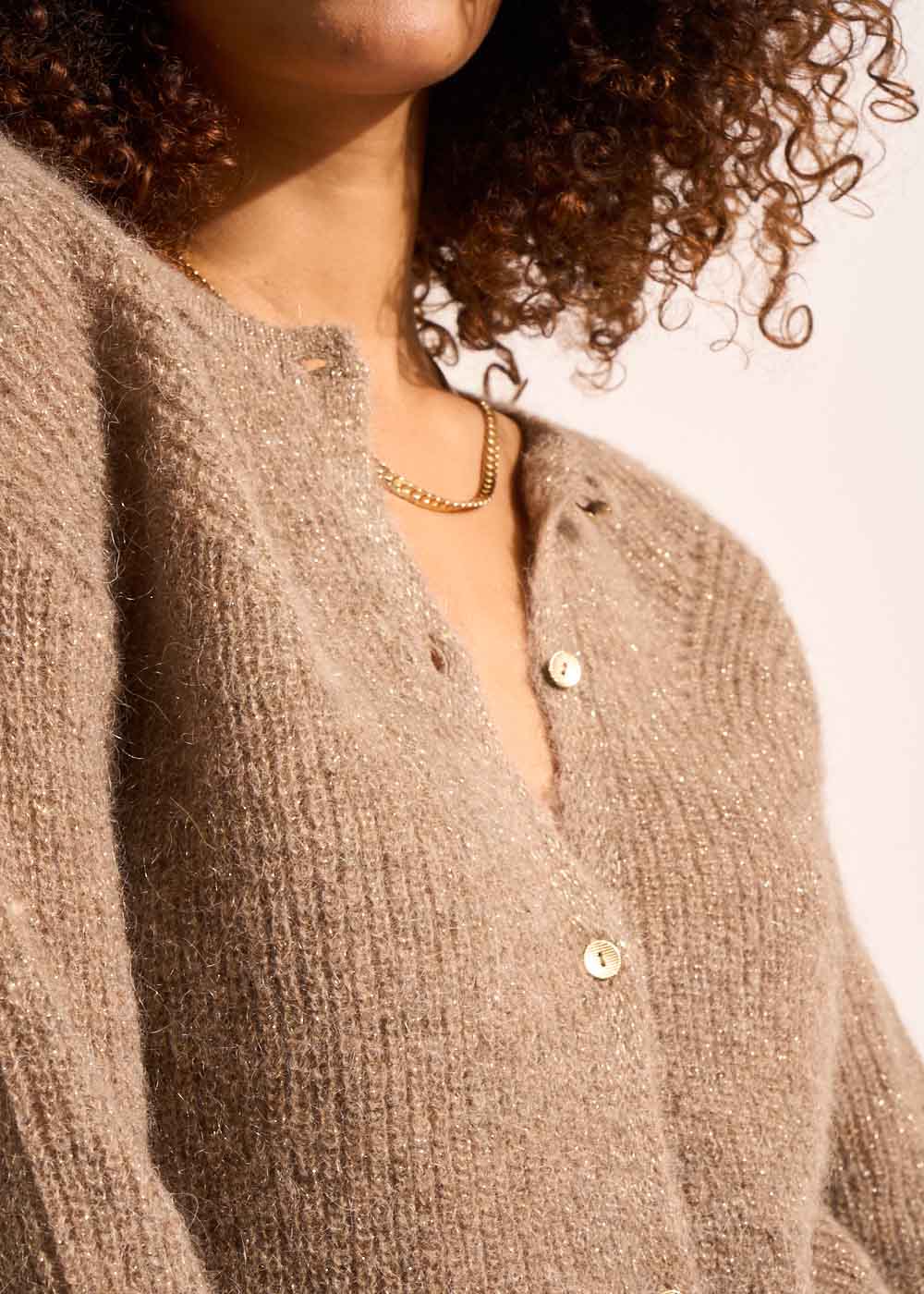 GATTYCOX Shimmering knit cardigan - 2 - Sud Express - Sud Express