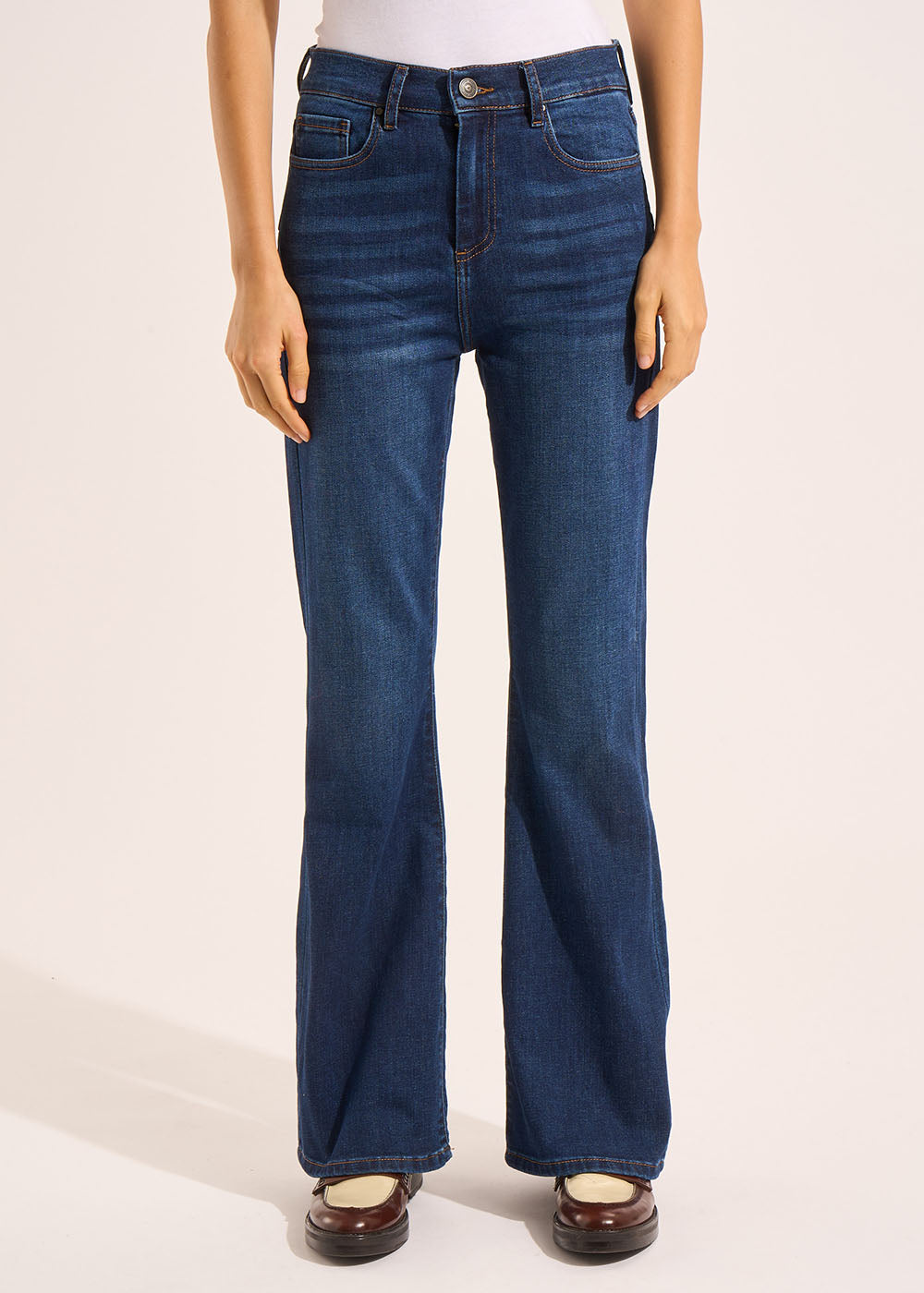 FANNY DARK STONE Jean bootcut flare - 1 - Sud Express - Sud Express