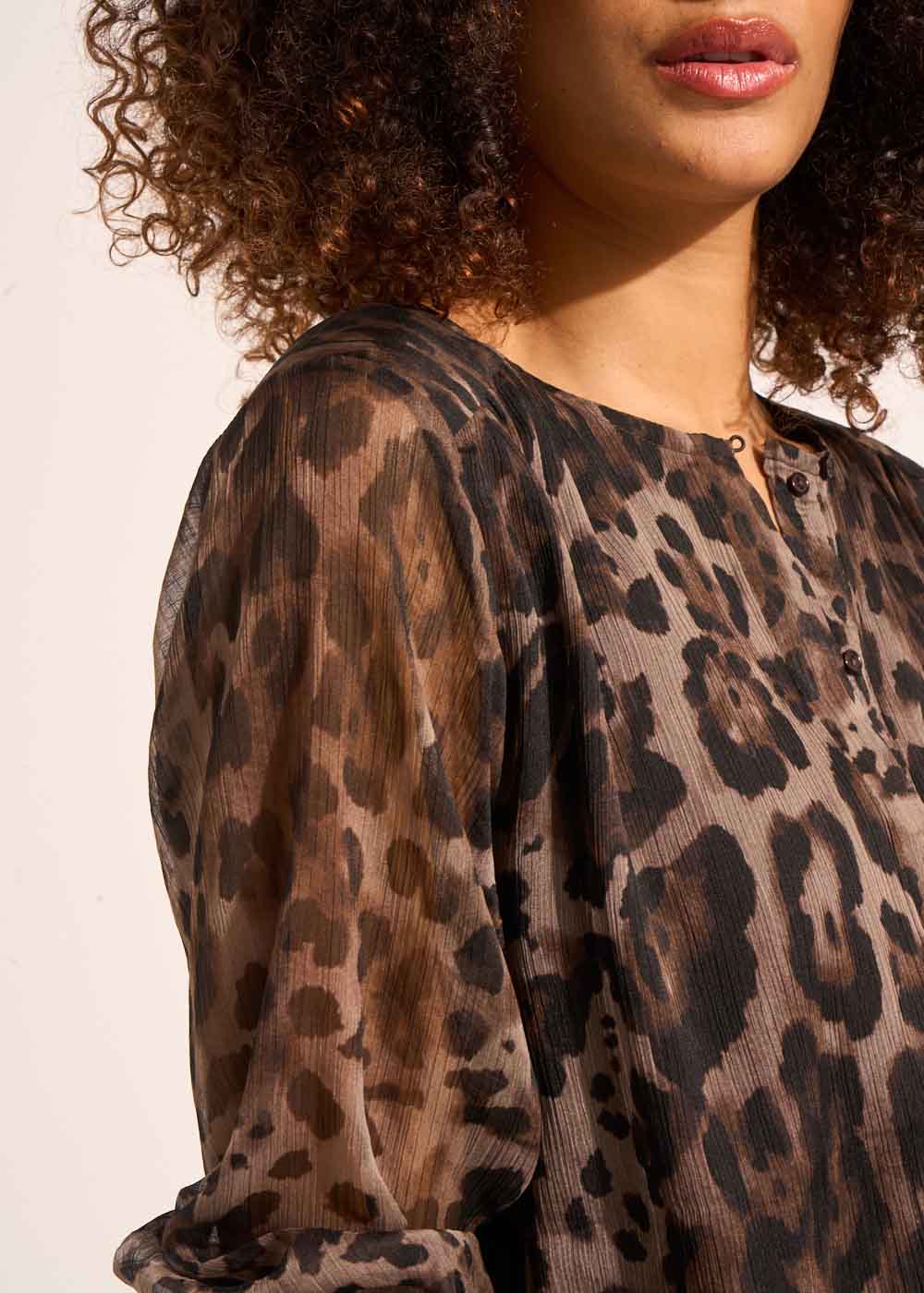 CANITA Leopard fluid blouse - 4 - Sud Express - Sud Express
