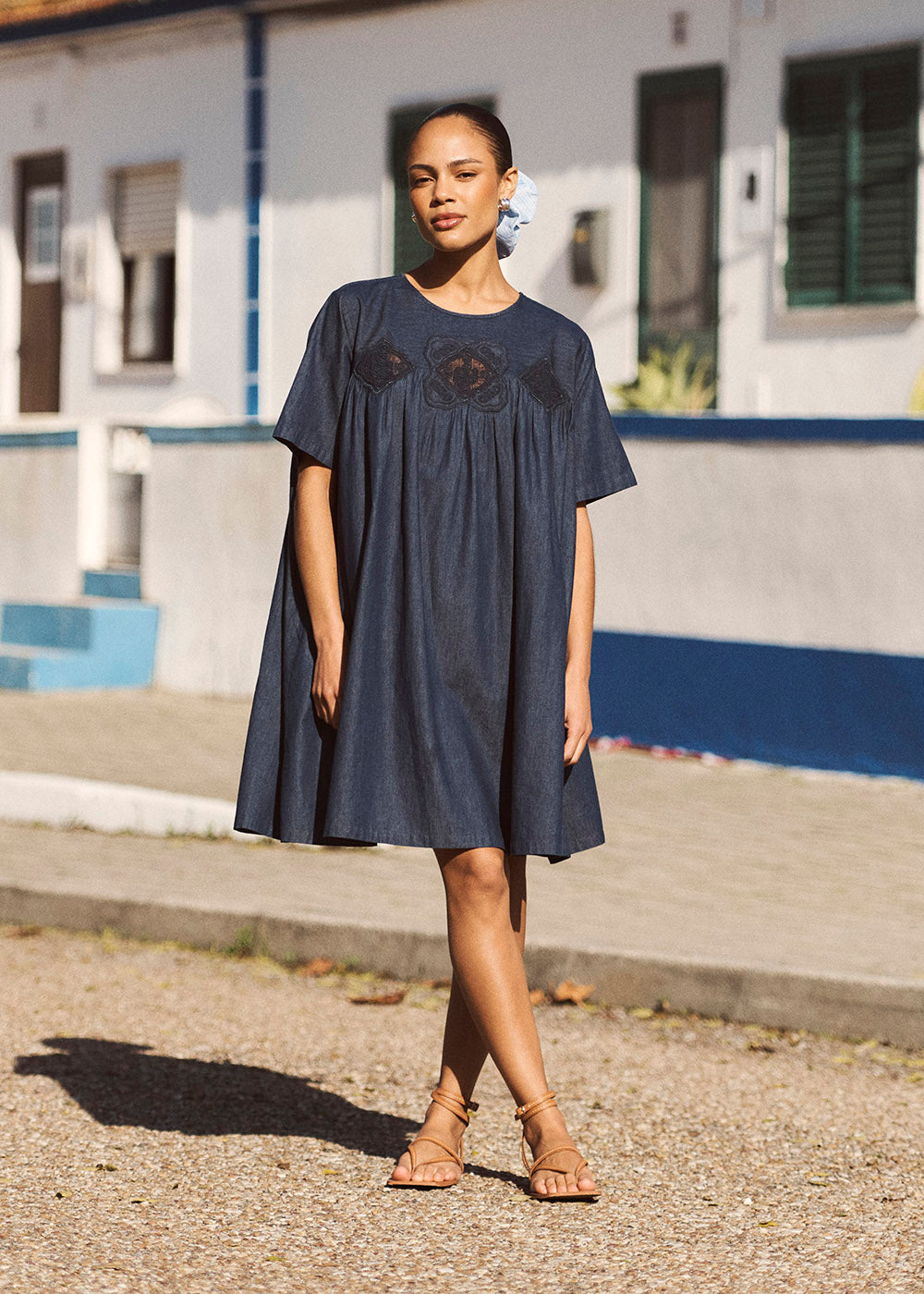 denim dress express Short – Sud oneshoulder Rosalia Brown Mesh Maxi 80% cotton Size:XXS | in stock