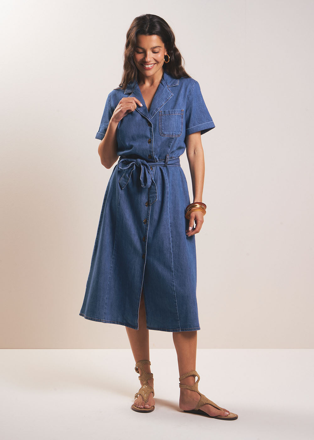 Denim shirt dress – Sud Express