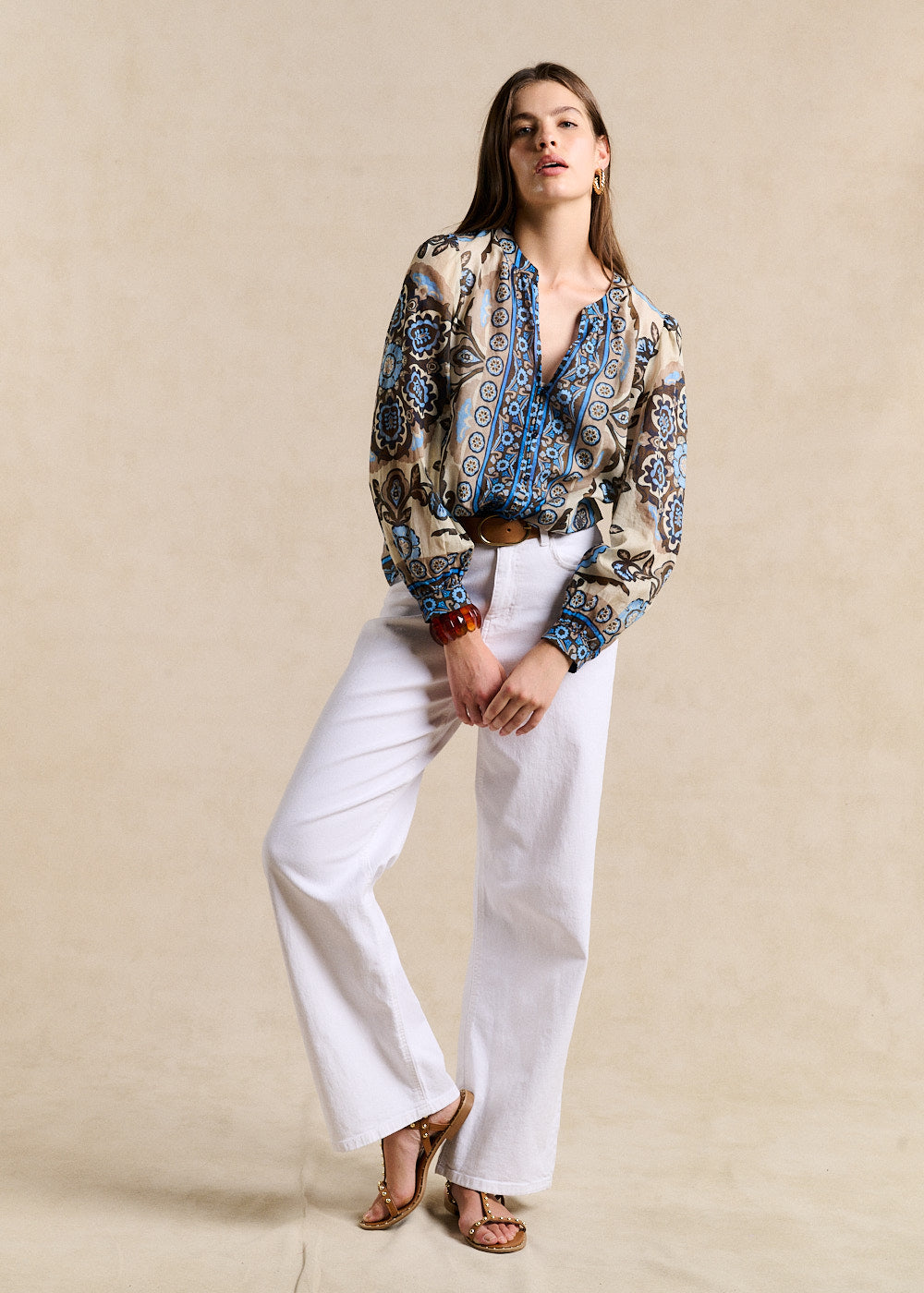 COOPER Floral-print shirt - 4 - Sud Express - Sud Express