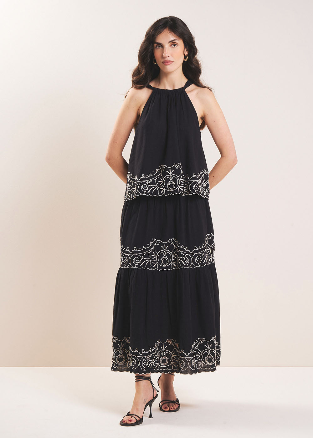 Embroidered cotton top - Sud Express - 5 - Sud Express