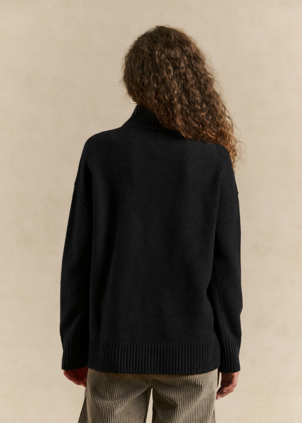 High-necked woollen jumper - Sud Express - 3 - Sud Express