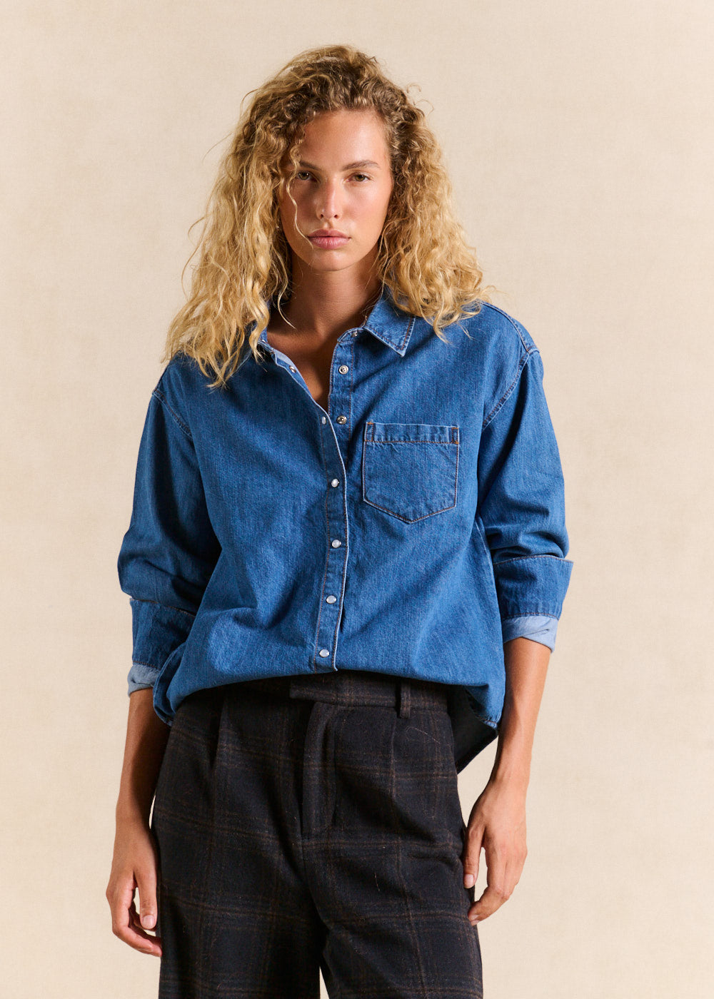 CURTIS Denim Shirt  - 1 - Sud Express - Sud Express