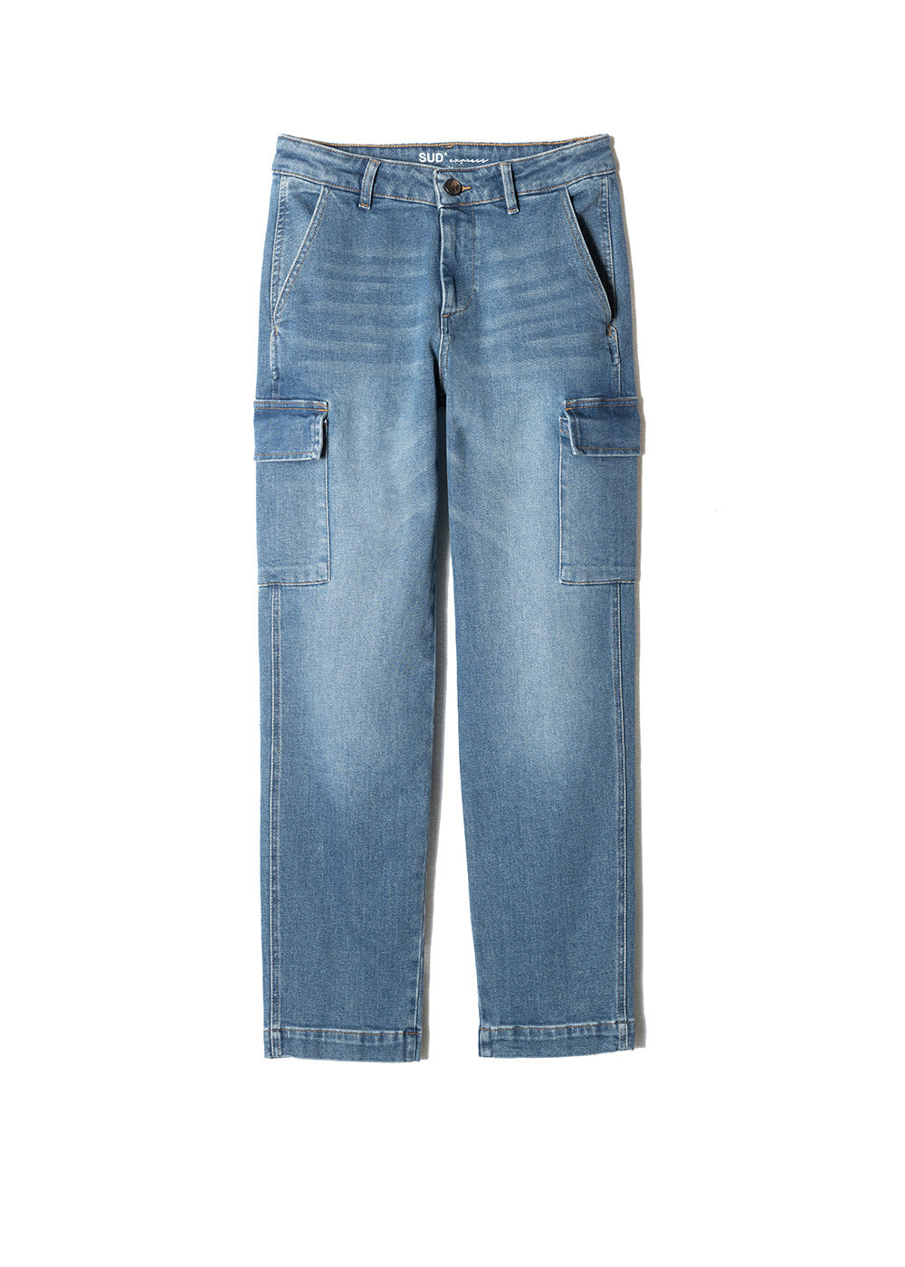 Straight cargo jeans - Sud Express - 7 - Sud Express