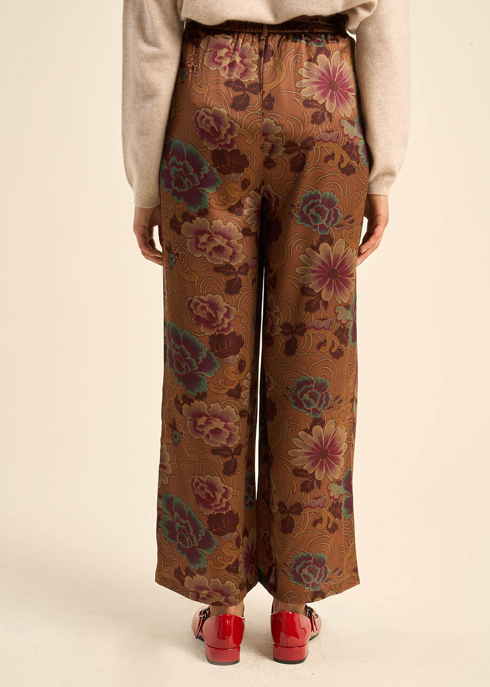 Printed high-waisted pants - Sud Express - 7 - Sud Express