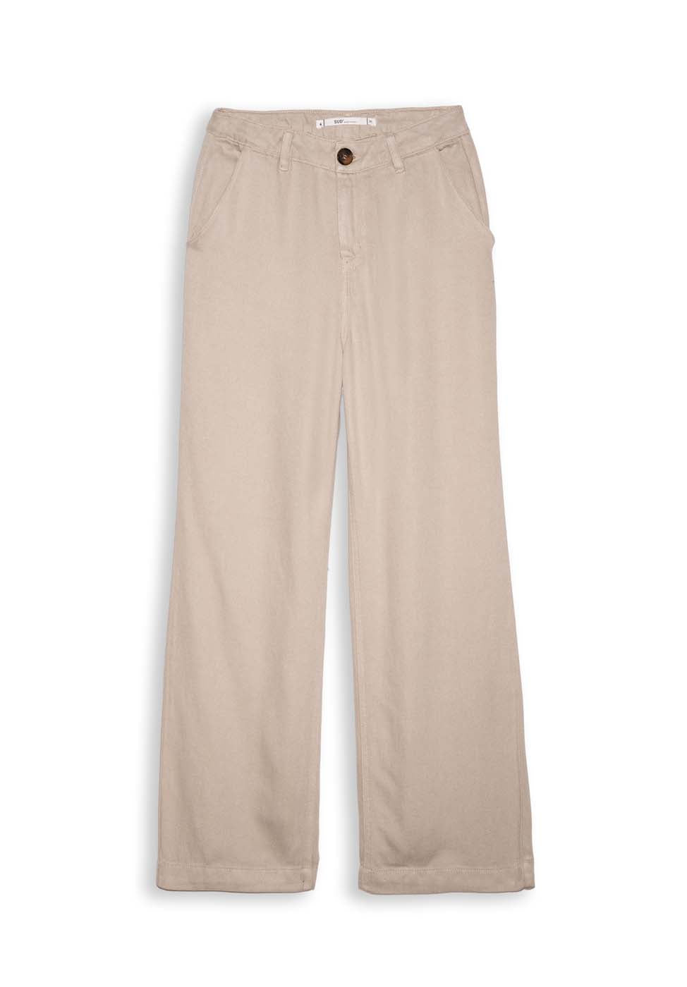 High-waisted straight-leg trousers - Sud Express - 6 - Sud Express