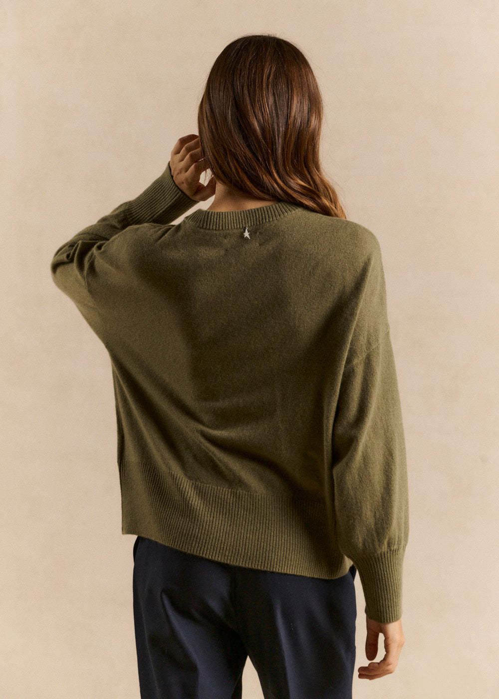 Cropped cashmere sweater  - Sud Express - 4 - Sud Express