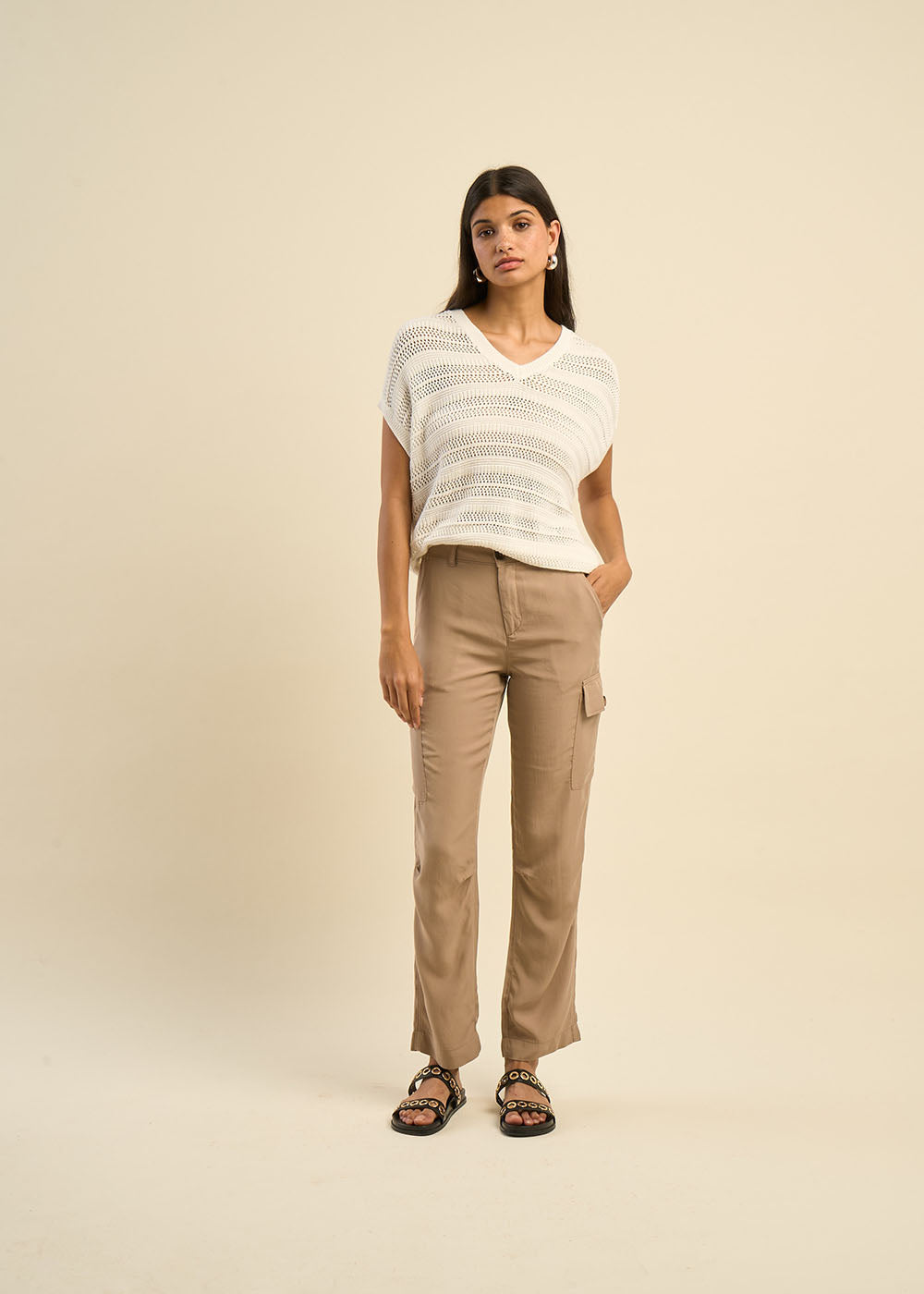 Straight-leg cargo pants - Sud Express - 1 - Sud Express
