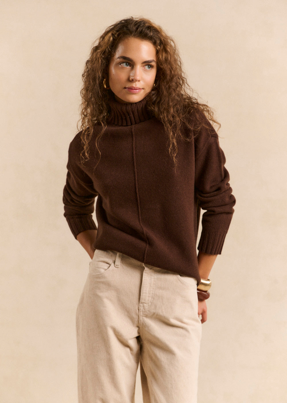 Loose turtleneck wool sweater - Sud Express - 4 - Sud Express