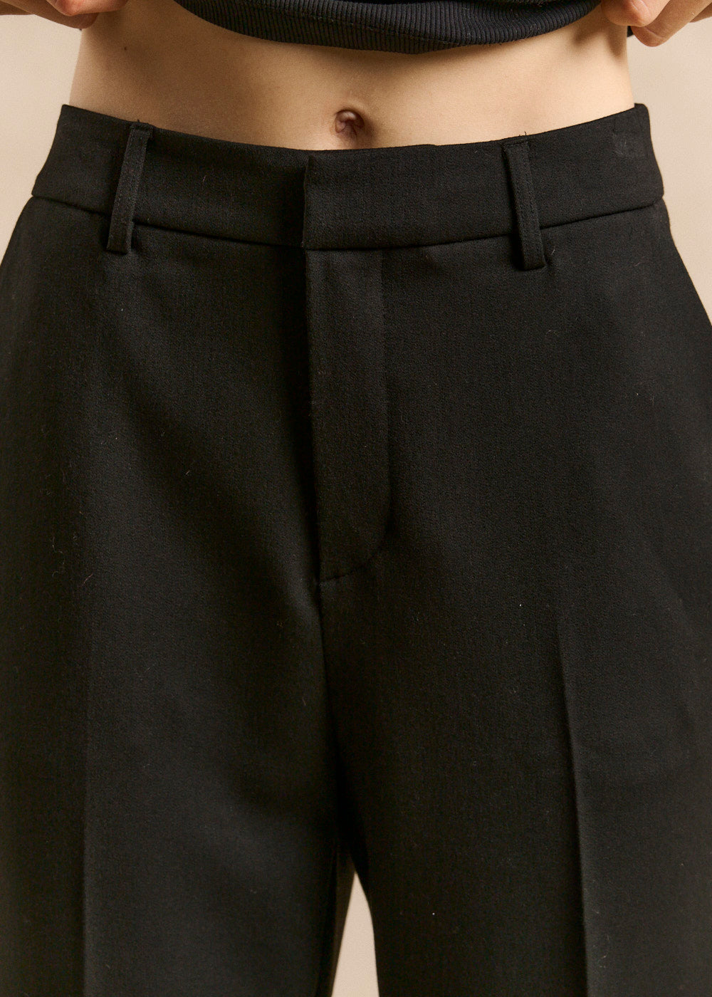 Tailored trousers with integrated waistband - Sud Express - 2 - Sud Express