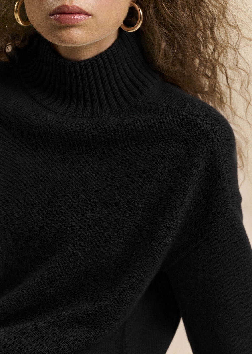 High-necked woollen jumper - Sud Express - 2 - Sud Express