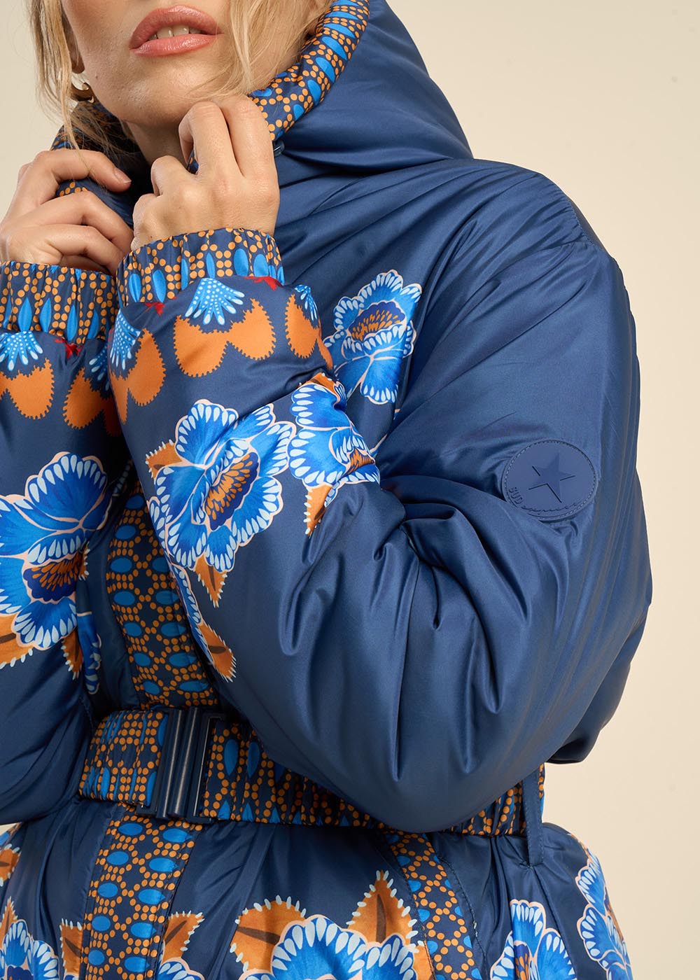 Printed hooded jacket - Sud Express - 4 - Sud Express