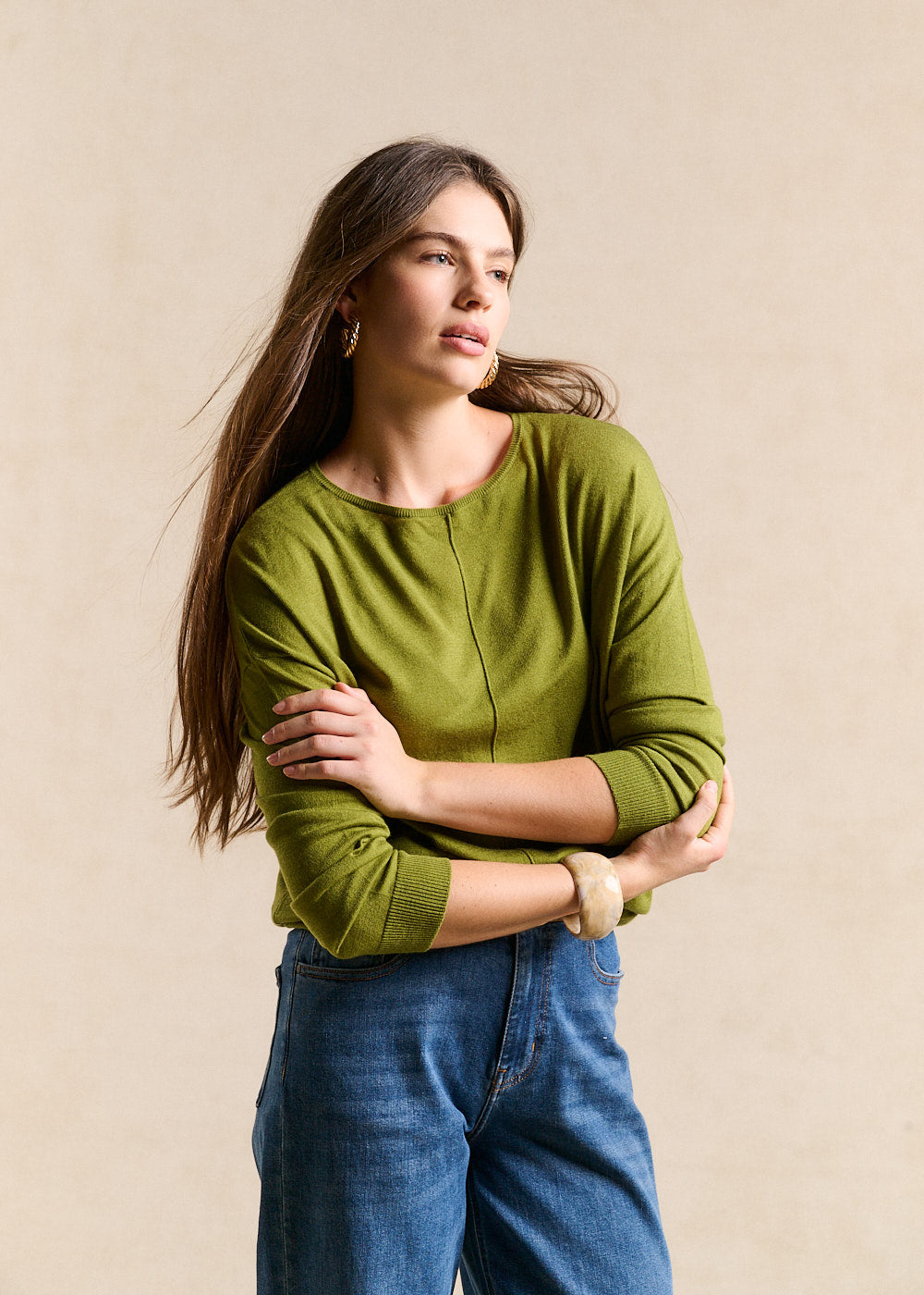 Oversized boat neck jumper - Sud Express - 5 - Sud Express