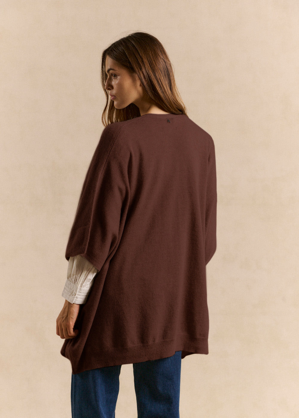 GWENAELLA Oversized long cashmere cardigan - 3 - Sud Express - Sud Express
